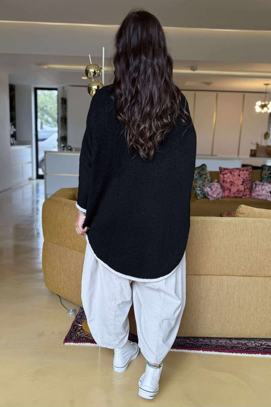 Big Softie Star Slouch Knit Black -